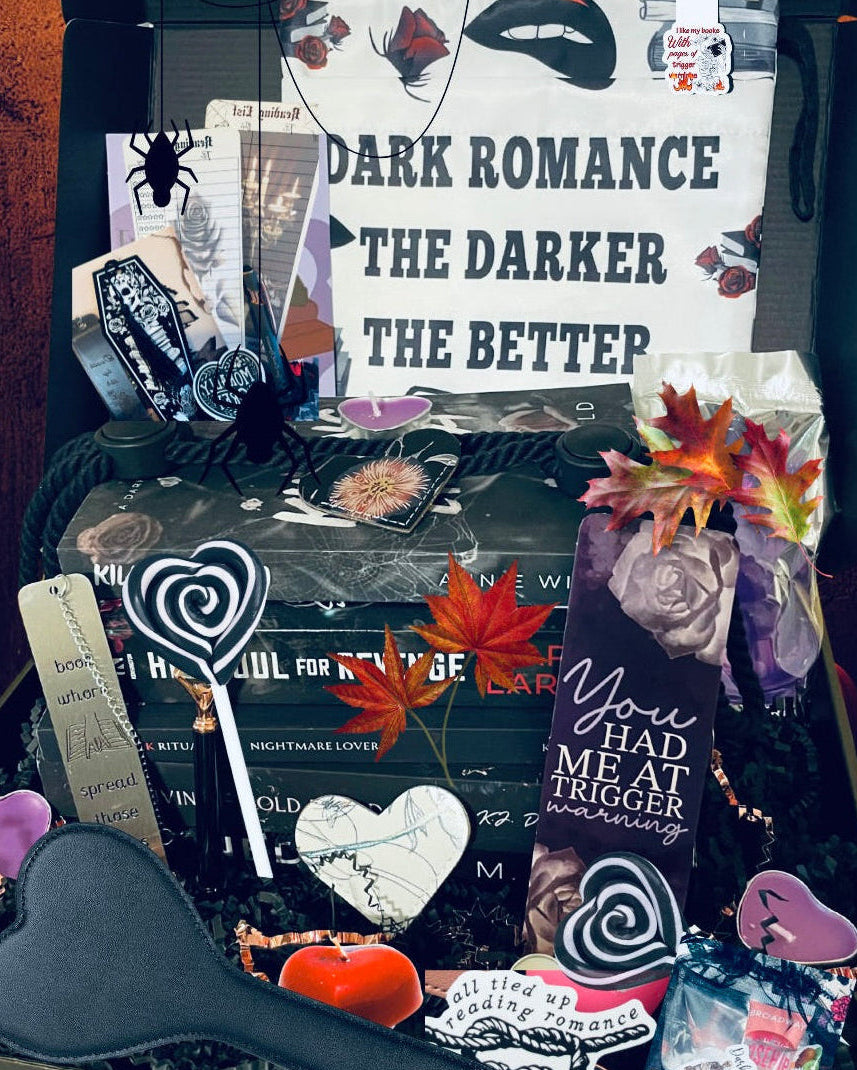 Dark Romance Bookmarks: Skulls (see bulk rate) - Dark Romance Crates