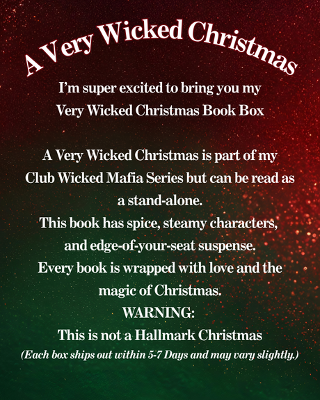 A Very Wicked Christmas Book Box - Dark Romance Crates