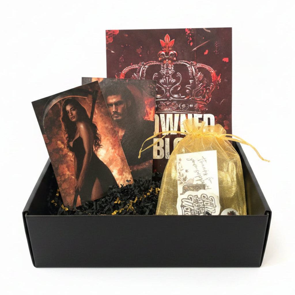 Crowned In Blood Book Box - Dark Mafia Romance Special Edition with Sprayed Edges