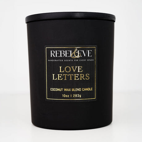 Love Letters Candle - Peony - Dark Romance Crates