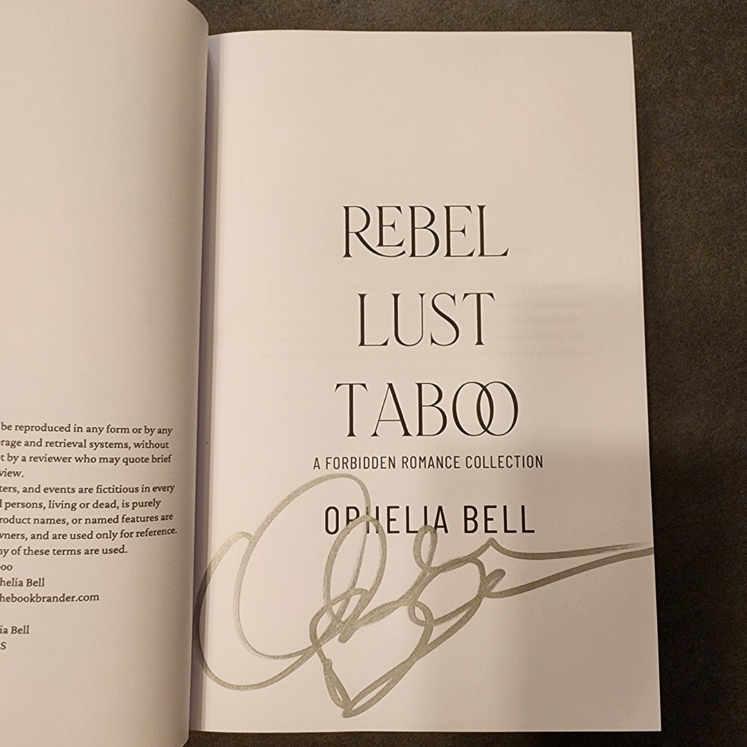 Rebel Lust Taboo Special Edition Discreet Hardcover (SIGNED)