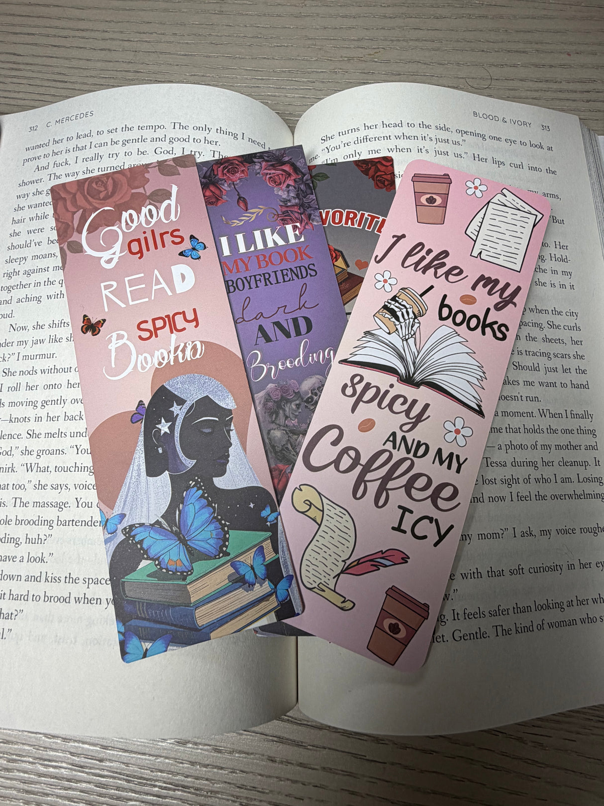 Dark Romance Bookmarks