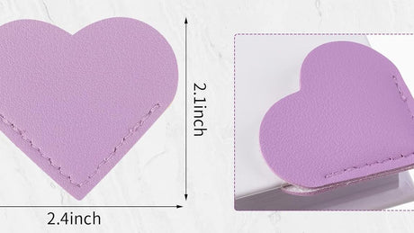 Dark Romance Bookmarks: Leather Corner Hearts (see bulk rate) - Dark Romance Crates