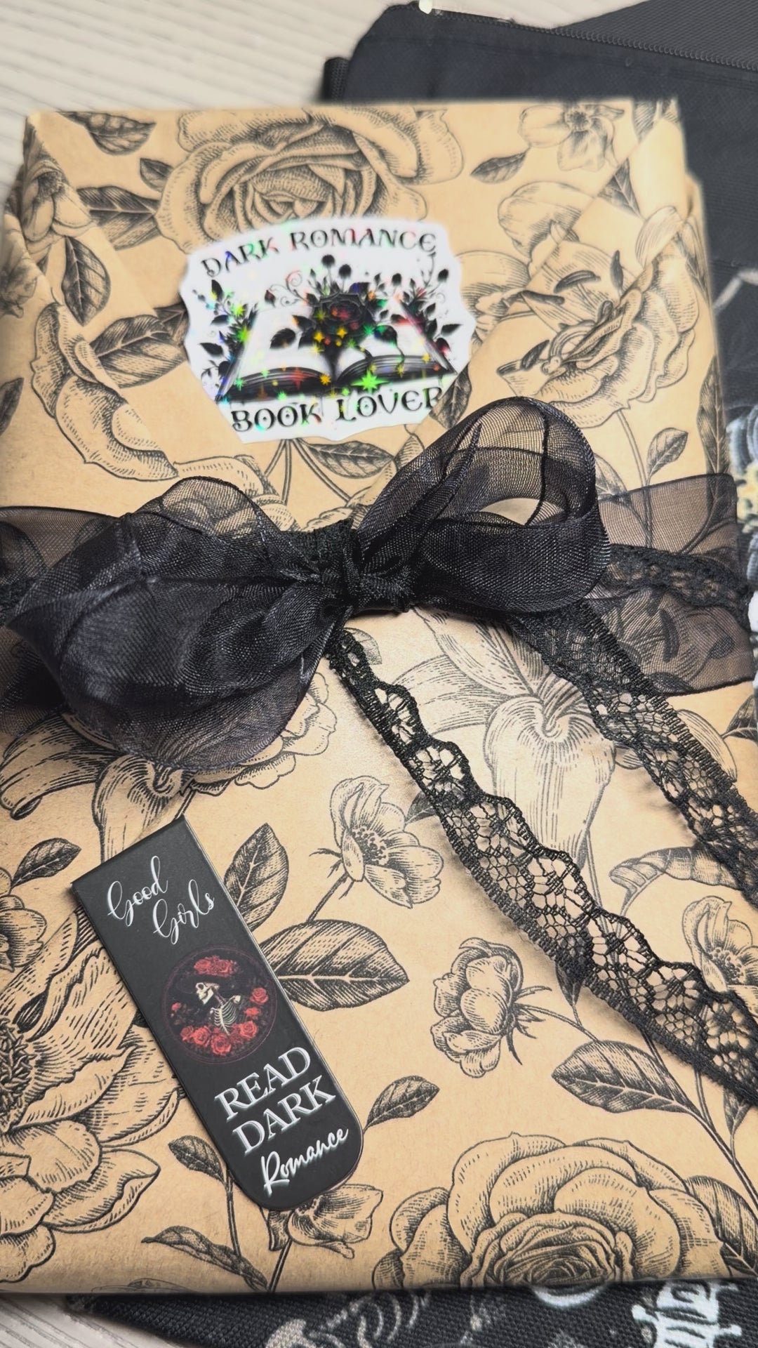 Dark Smut Blind Date Book, Sleeve & Candle Set