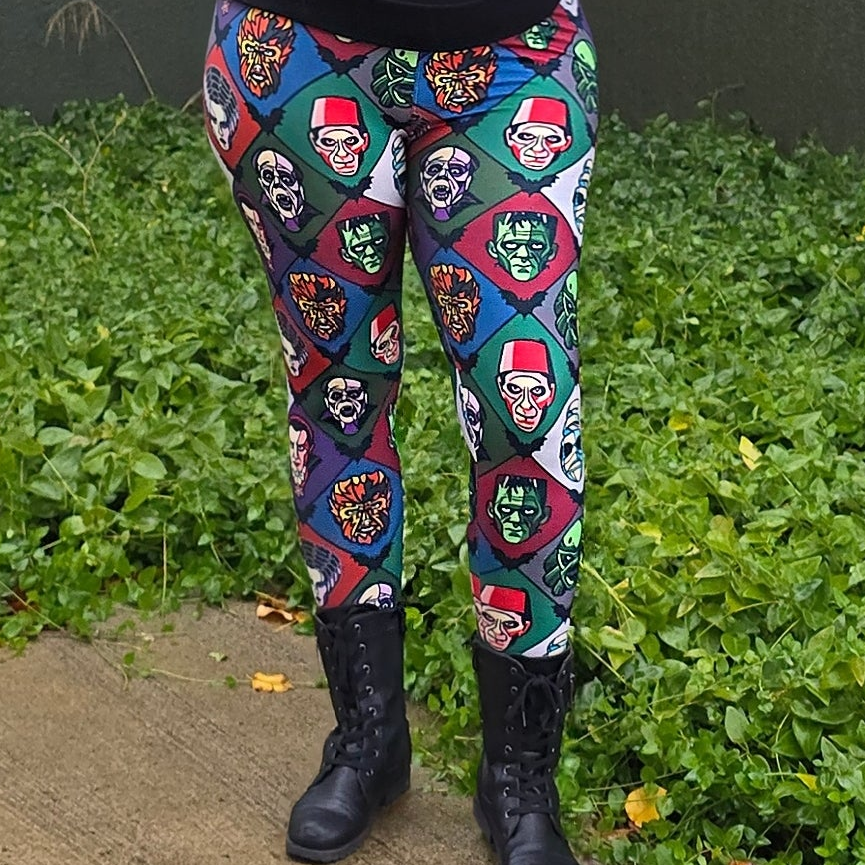 Uni Monsters Semi-Exclusive Leggings - High-quality Handcrafted Vibrant