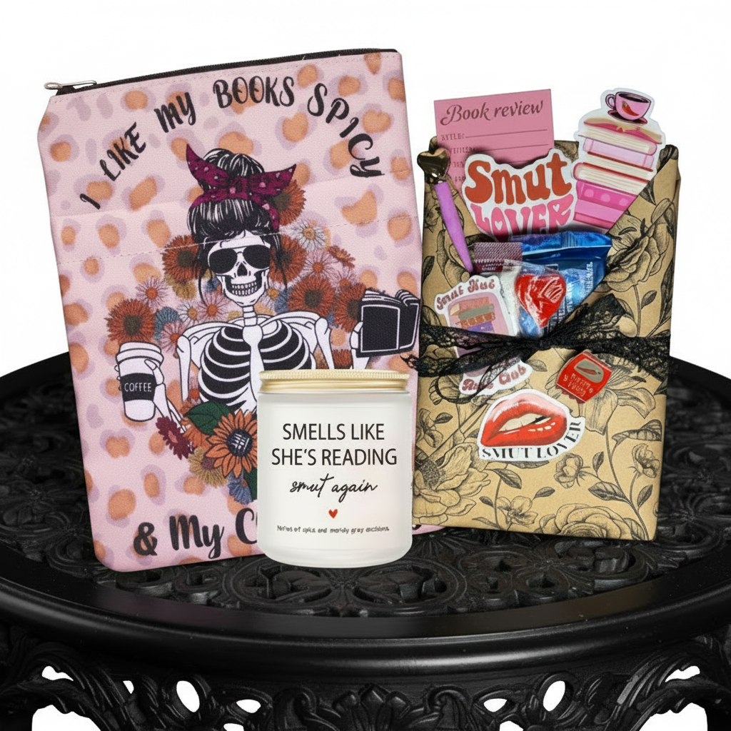 Dark Smut Blind Date Book, Sleeve & Candle Set