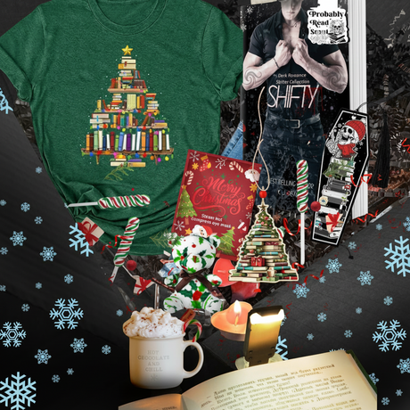 Deluxe Holiday Dark Romance Gift Box w/ signed dark romance holiday book - Dark Romance Crates